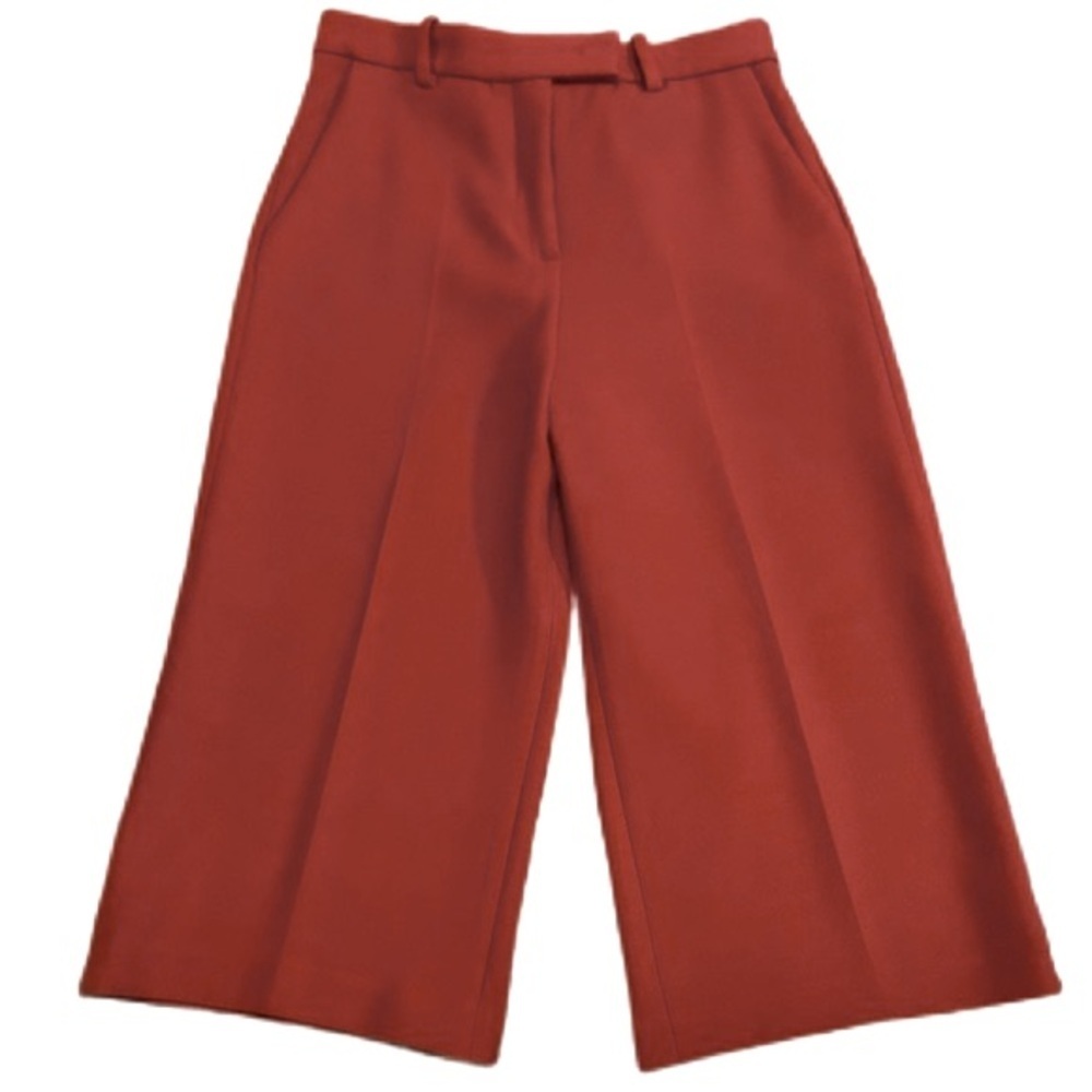Zara Rust Ankle Cropped Pants